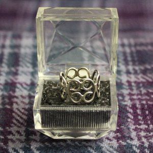 *925* Sterling Silver Curlicue Ring Size 6